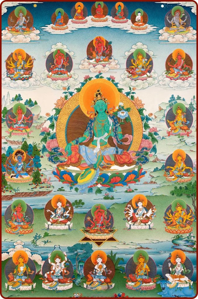 21 hoá thân của bồ tát Tara